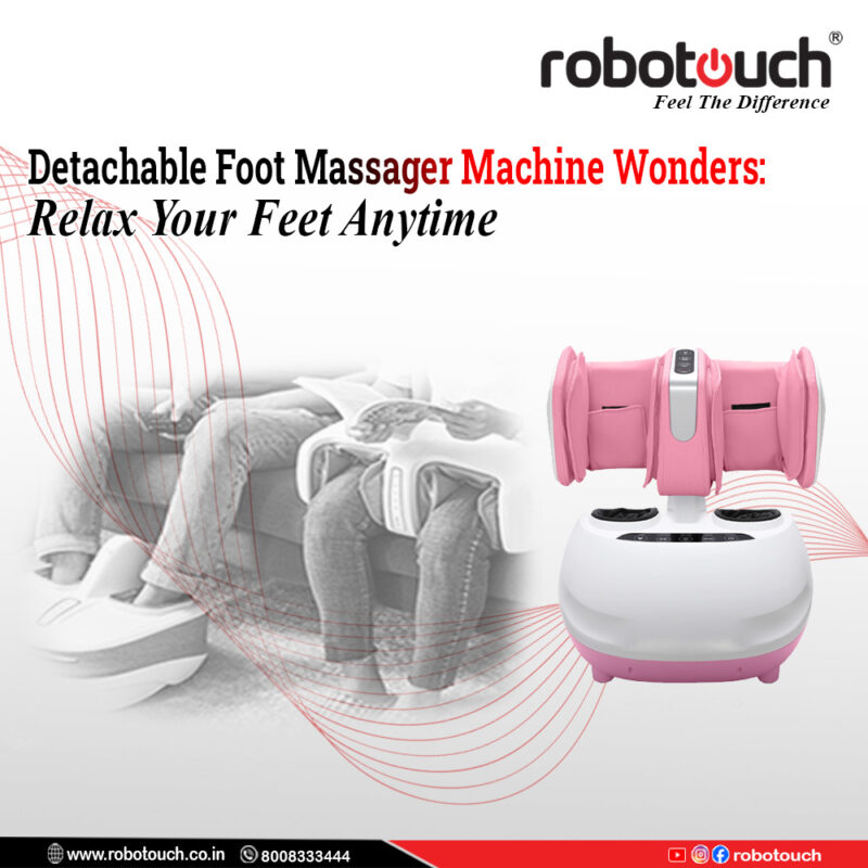Ultimate relaxation for your feet with Detachable Foot Massager Machine Wonders. Say goodbye to aches and tension and experience rejuvenation.