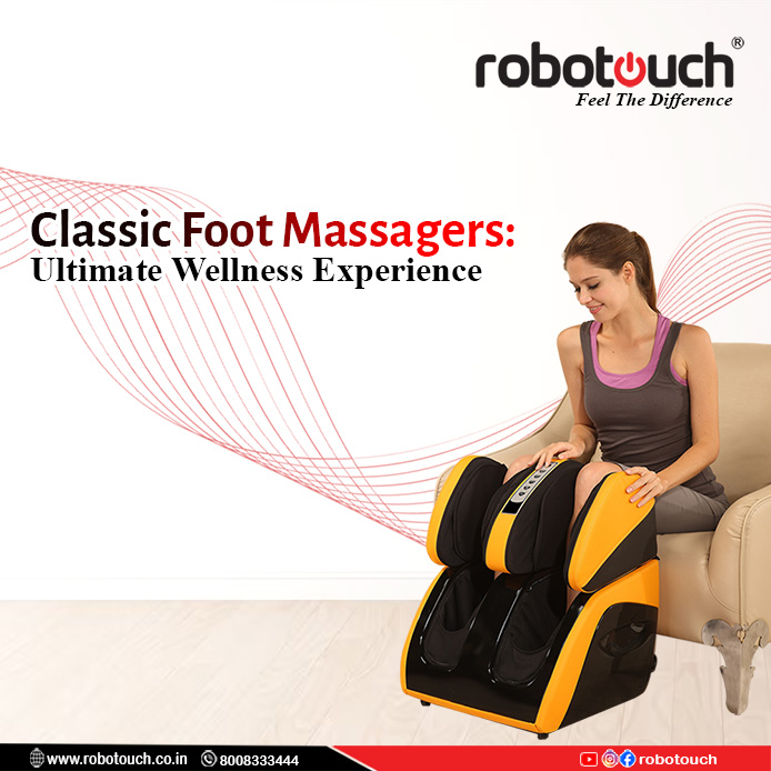 Uncover the therapeutic potential of Classic Plus Foot & Calf Massagers: Experience revitalization and relief through innovative wellness technology.
