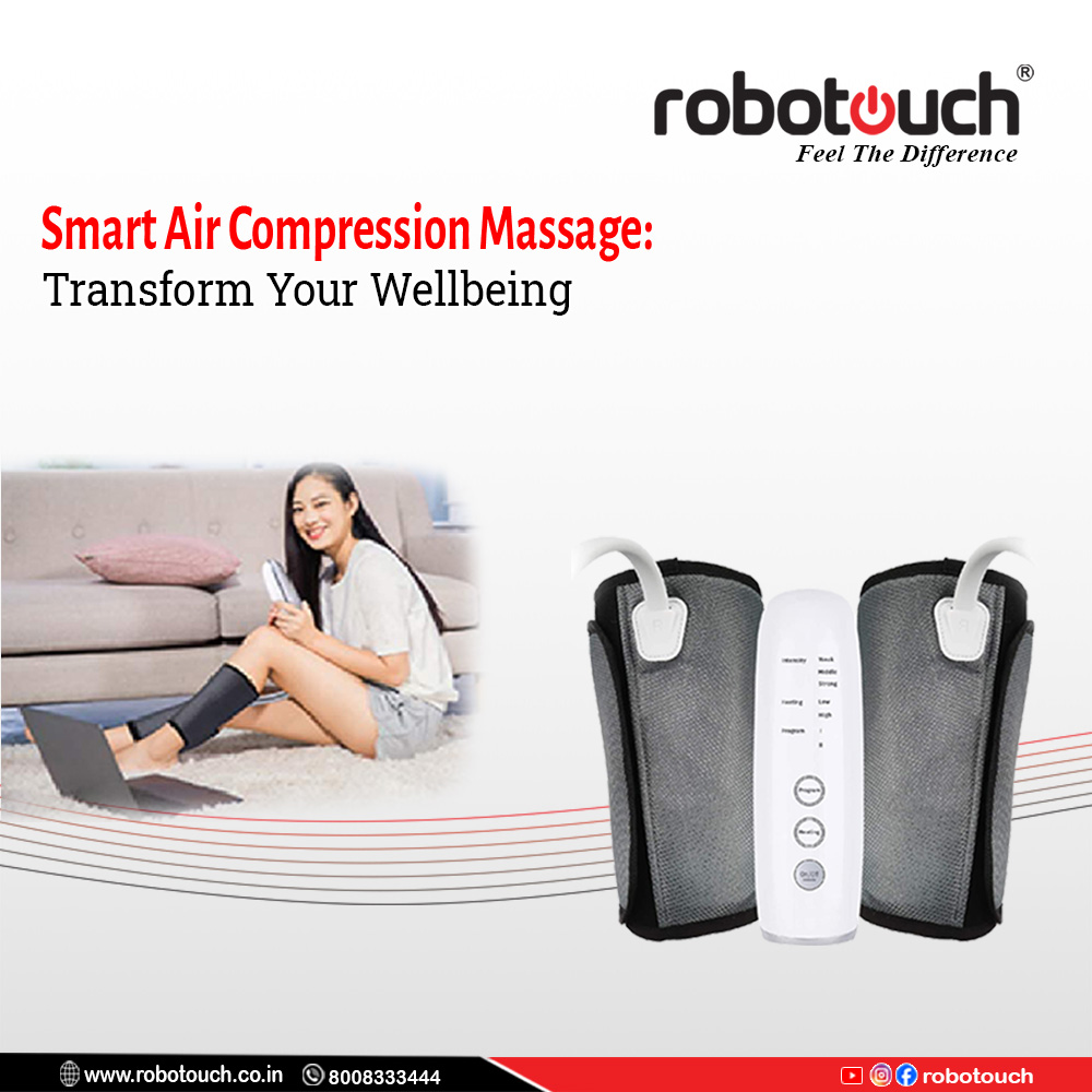 Relaxation with the Smart Air Compression Massage Machine. portable, and effective & rejuvenate your feet and transform your wellbeing!