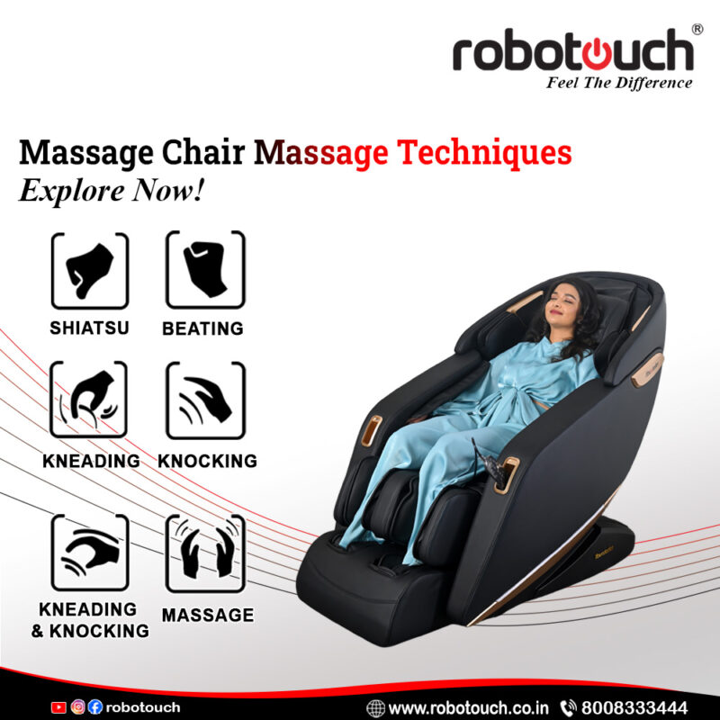 massage chair with professional massage techniques
