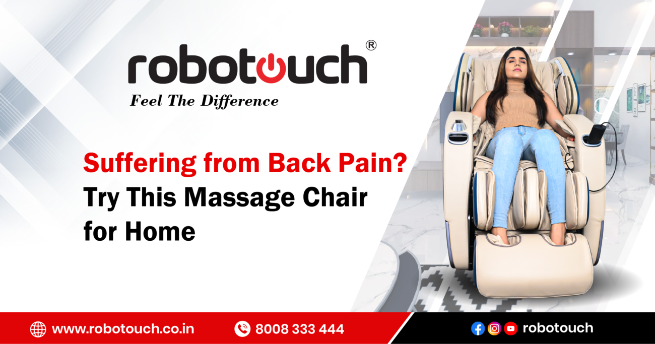 Suffering from Back Pain? Try This Massage Chair for Home