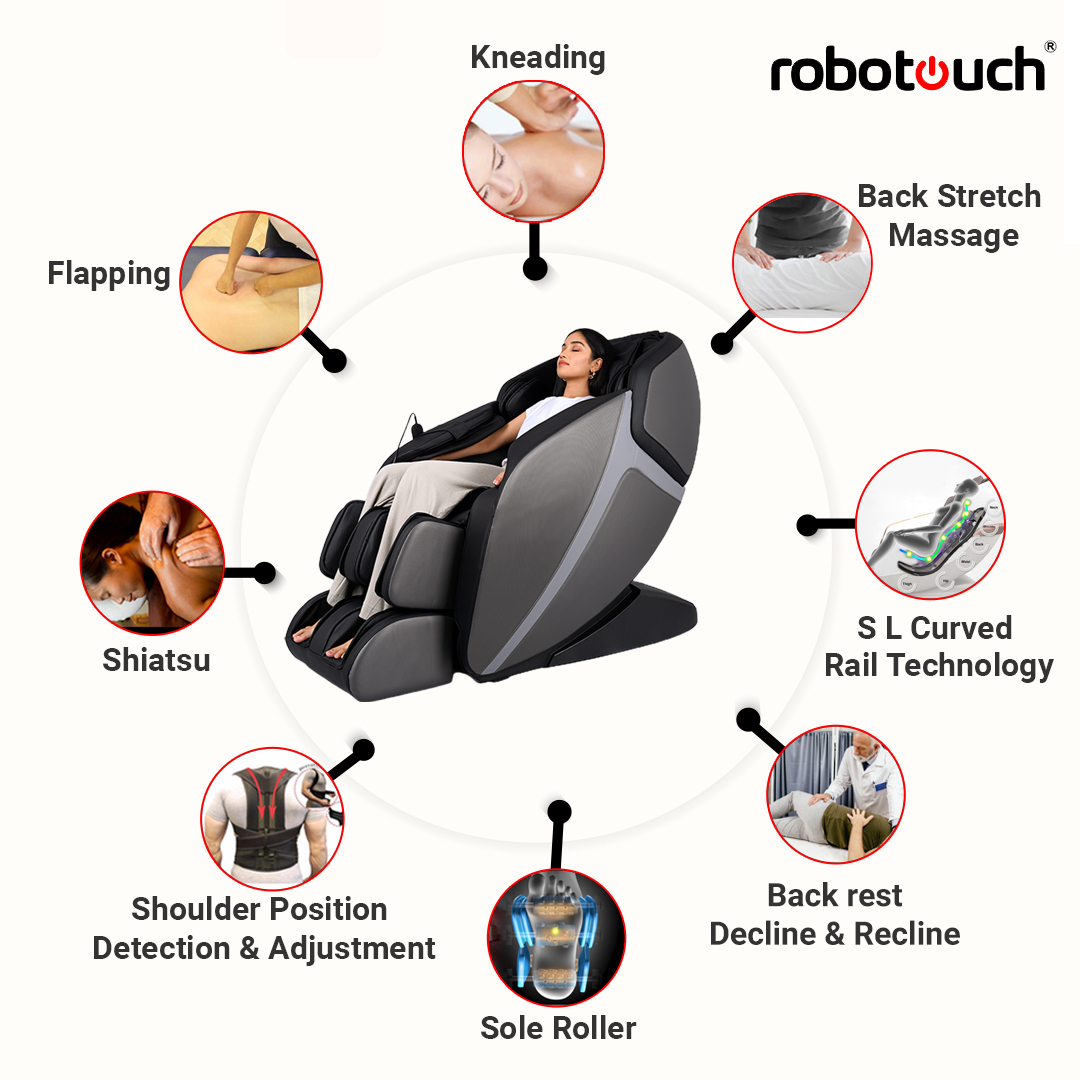 Full Body Massage Chair for pain relief & stress free