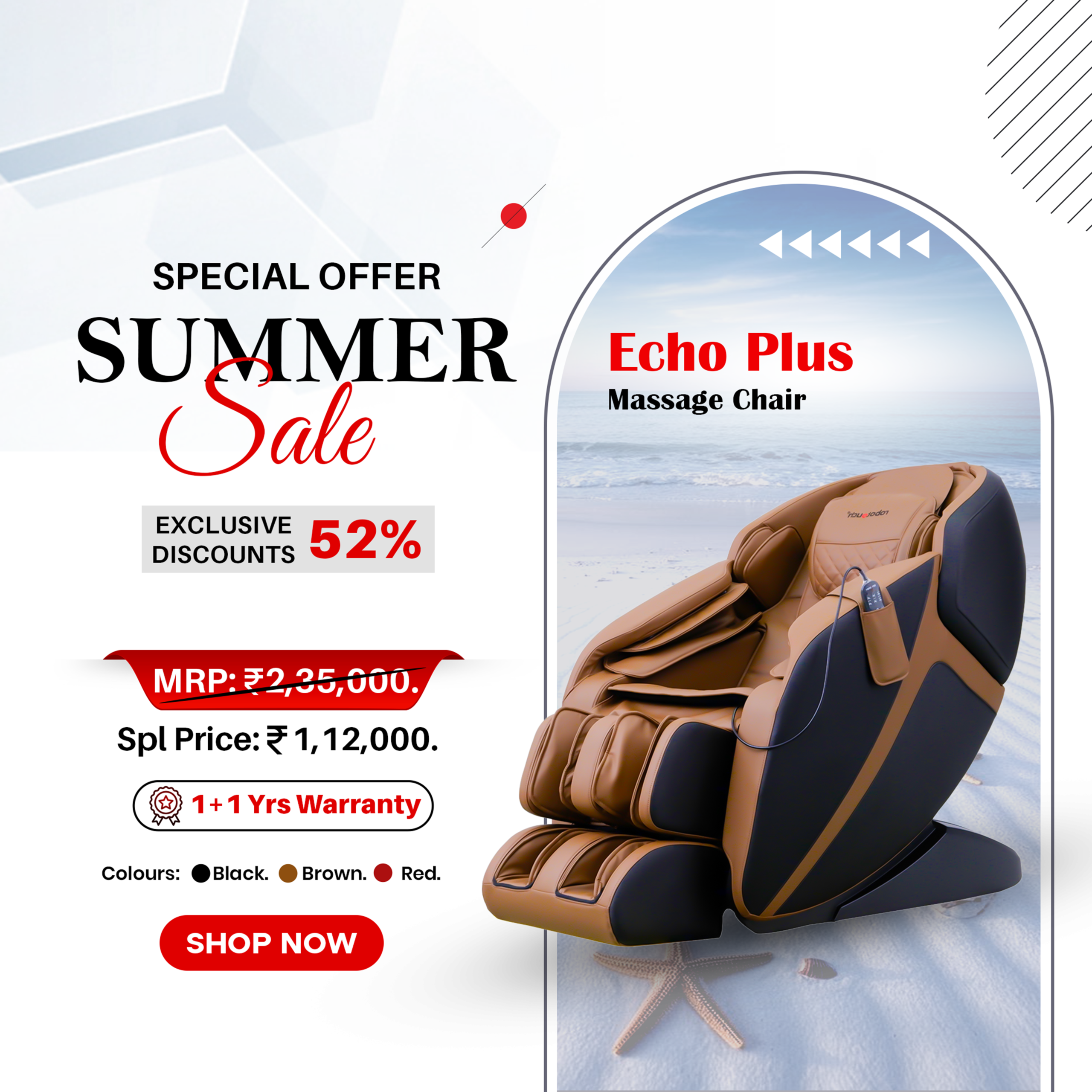 Echo Plus_Summer_Offer_Web@3x Echo Plus Massage Chair - Image 1