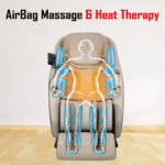 Office massage chair features including Zero Gravity, SL Track and heat therapy
